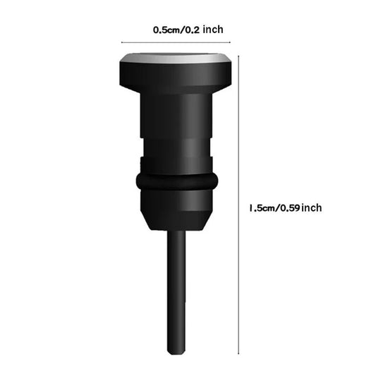 Universal 3.5mm Metal Headphone Jack Dust Plug