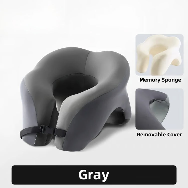 Memory Foam Travel Pillow Neck Support Pillow for Travel & Office