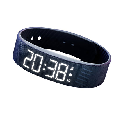 VibeTrack Silent Alarm Fitness Watch with Pedometer for Students & Active Lifestyles