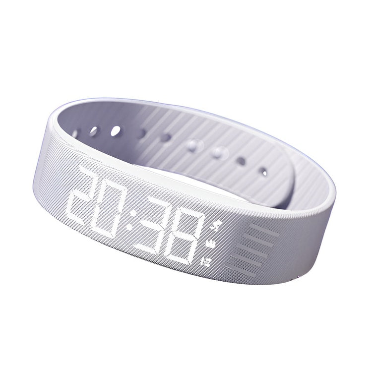 VibeTrack Silent Alarm Fitness Watch with Pedometer for Students & Active Lifestyles