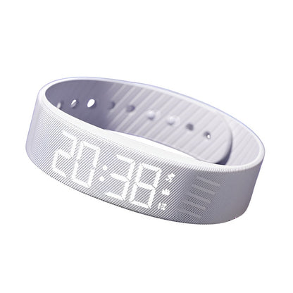 VibeTrack Silent Alarm Fitness Watch with Pedometer for Students & Active Lifestyles