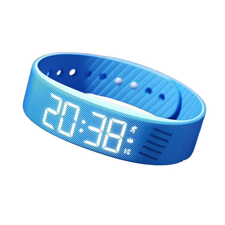 VibeTrack Silent Alarm Fitness Watch with Pedometer for Students & Active Lifestyles