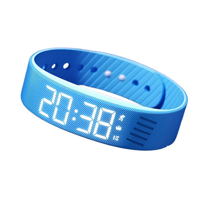 VibeTrack Silent Alarm Fitness Watch with Pedometer for Students & Active Lifestyles