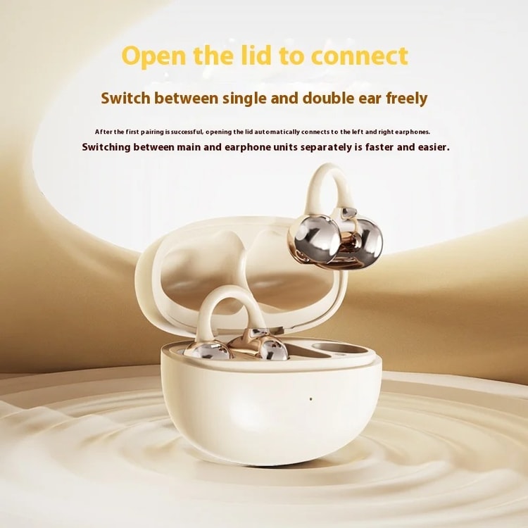 Wireless Ear Clip Bluetooth Sports Earbuds Waterproof Earbuds for Active Lifestyle