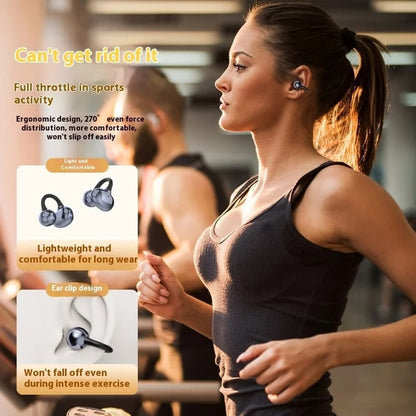 Wireless Ear Clip Bluetooth Sports Earbuds Waterproof Earbuds for Active Lifestyle