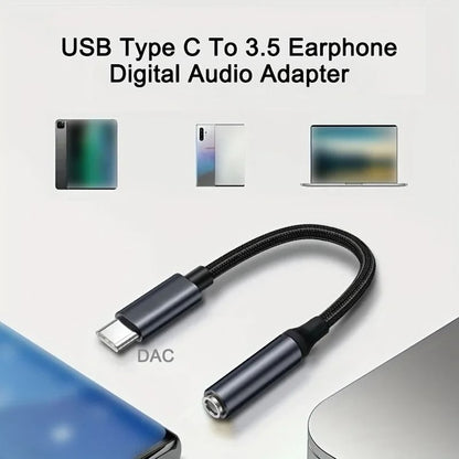 Type-C to 3.5mm Headphone Adapter