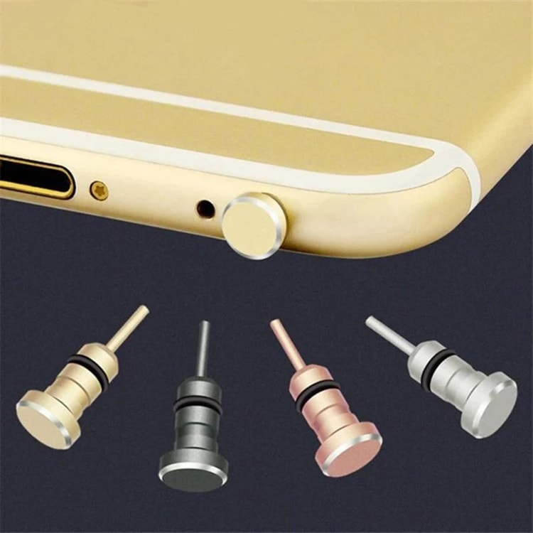 Universal 3.5mm Metal Headphone Jack Dust Plug