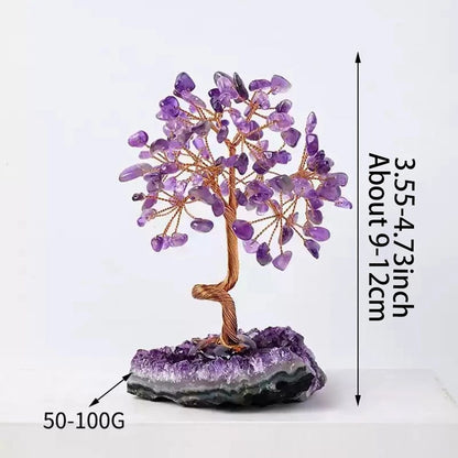 Amethyst Crystal Tree for Healing & Spiritual Home Decor