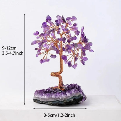 Amethyst Crystal Tree for Healing & Spiritual Home Decor