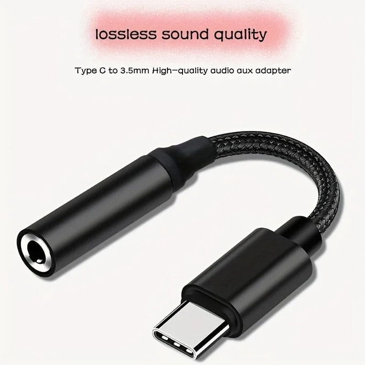 Type-C to 3.5mm Headphone Adapter